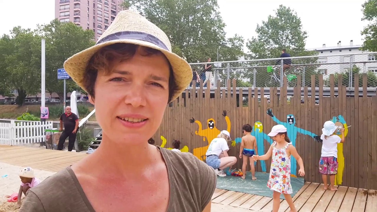 DNA - Une fresque participative sur les Docks d'été à Strasbourg