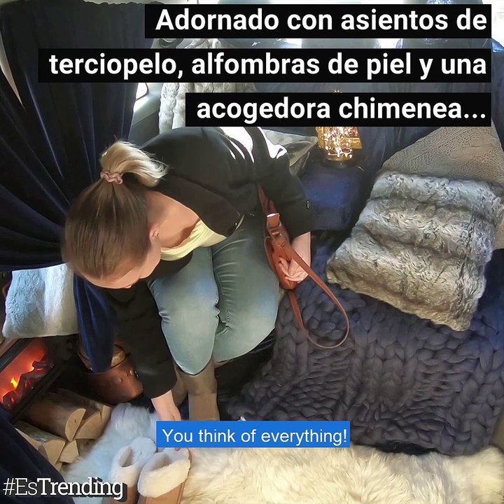 ¿Un taxi con chimenea, cortinas y almohadas? La revolucionaria propuesta que circula en Londres...