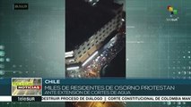 Chile: habitantes de Osorno protestan ante extensión de cortes de agua