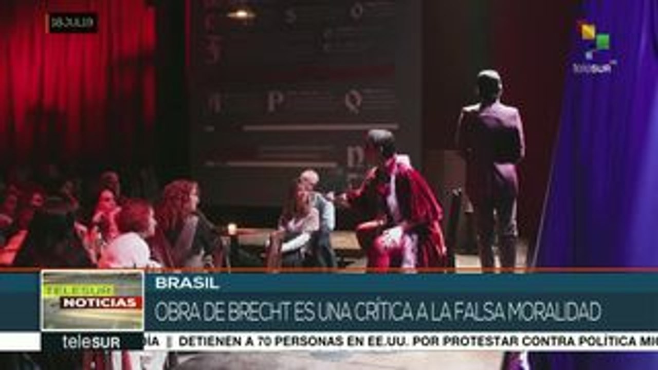 Brasil: presentan obra "Luz en la Oscuridad" de Bertolt Brecht