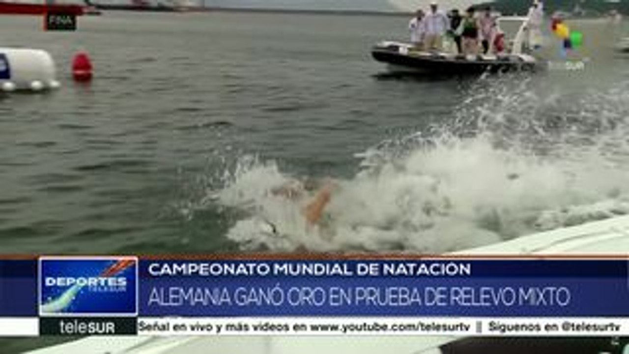 Deportes teleSUR: Continúa el Mundial de Natación en Corea del Sur