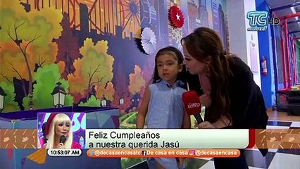 Hija de  Jasú Montero le da un hermoso regalo