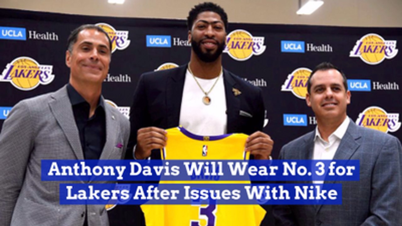 Anthony Davis Has To Settle For A Different Jersey Number