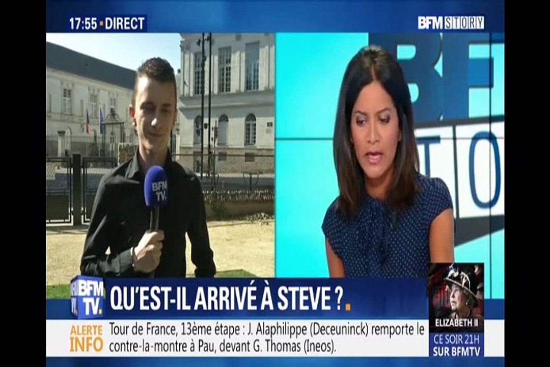 Robin Salecroix sur BFM sur la disparition de Steve le 19 juillet 2019