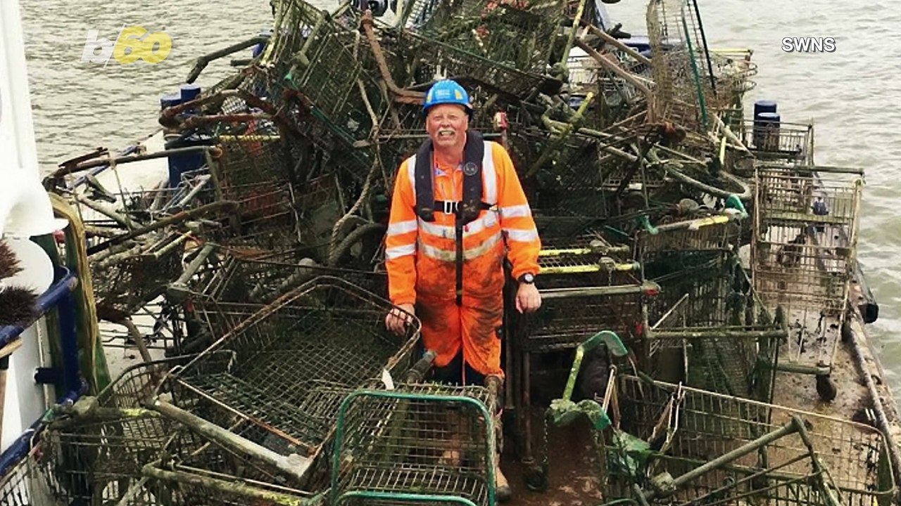Shopping Cart Salvage! River Cleaners Dredge Up...