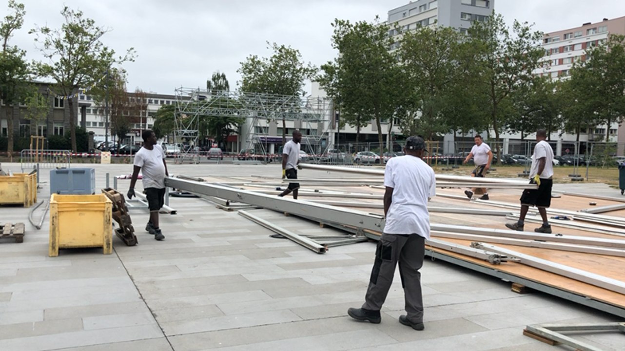 Le chantier du Festival Interceltique de Lorient a débuté
