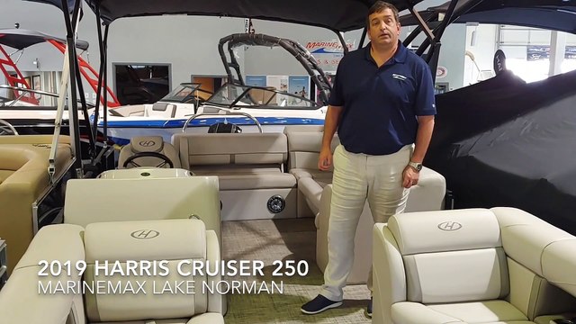 2019 Harris Cruiser 250 Pontoon Boat For Sale at MarineMax Lake Norman