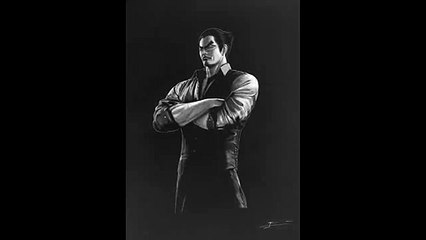 Tekken 7 - Drawing Kazuya Mishima (pastel + négatif )