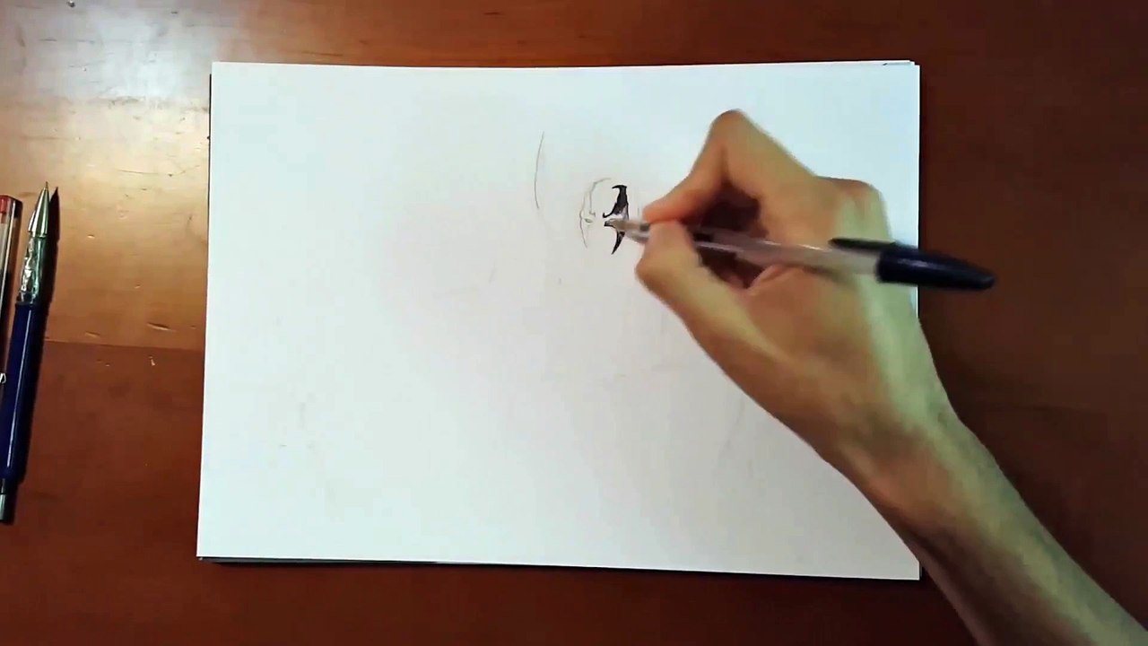 Spawn - Drawing stylo + effet négatif