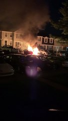 Neighbor Catches Cars on Fire