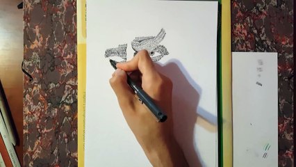 Drawing Thanos - Avengers : Infinity War