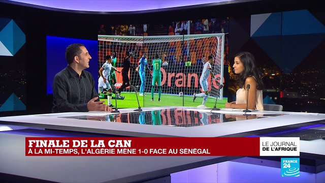 CAN-2019 : L'Algérie est devant le Sénégal à la mi-temps de la finale (1-0)