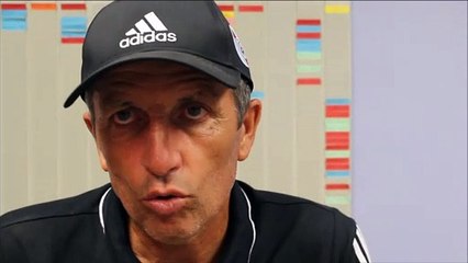 Laurey, satisfait après la victoire du Racing en amical face à Toulouse