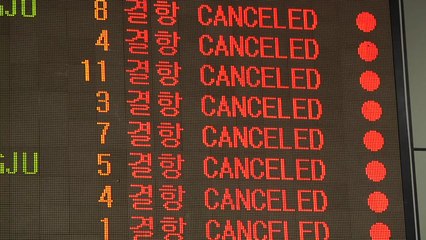 [날씨] 제주, 강한 비바람에 하늘길·바닷길 막혀 / YTN