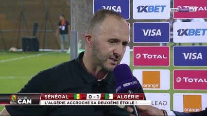 Djamel Belmadi : "On est un pays de football, on mérite même si c'était un match difficile"