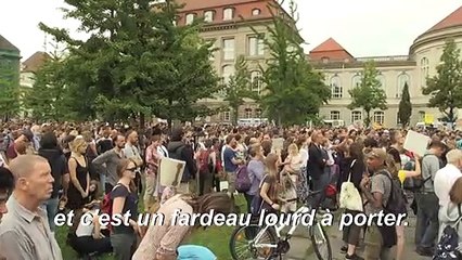 Greta Thunberg s'adresse aux militants pour le climat à Berlin