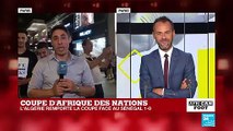 CAN-2019 : Célébrations et ambiance bon enfant sur les Champs-Elysées après la victoire de l'Algérie