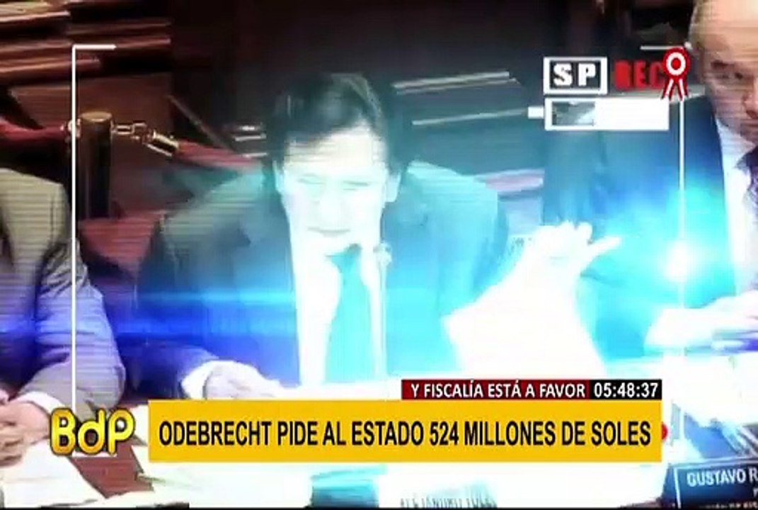 Fiscales  a favor de devolver a constructora Odebrecht S/ 524 millones
