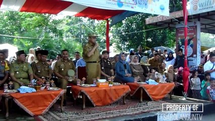 Keseruan Panjat Pinang Festival Beatrix