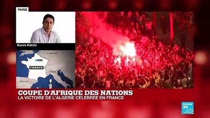 L'Algérie, championne d'Afrique : "Dispositif policier impressionnant sur les Champs-Elysées"