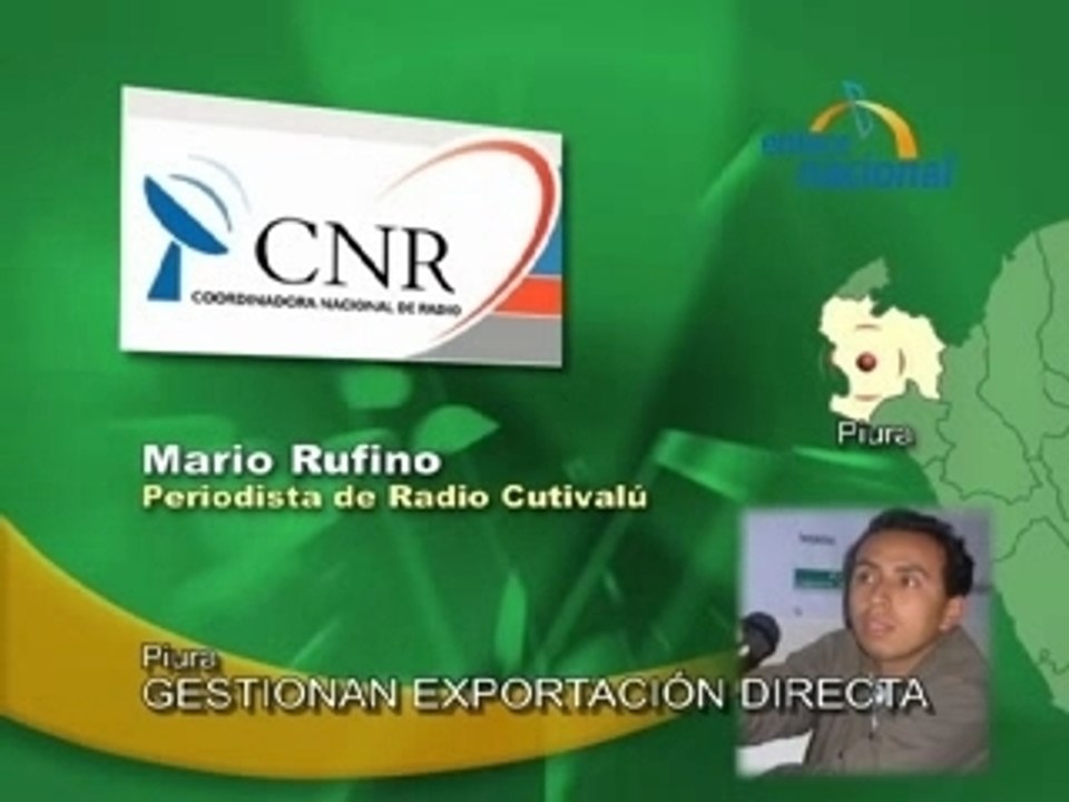 GESTIONAN EXPORTACIÓN DIRECTA - CNR