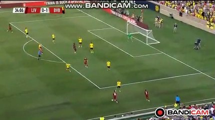 Amazing Goal Wilson  (1-1) Liverpool FC vs Borussia Dortmund