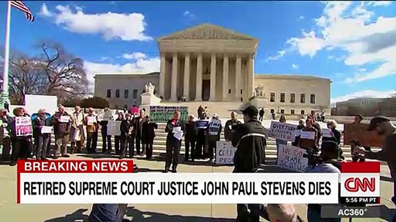 Retired Supreme Court Justice John Paul Stevens dies at 99