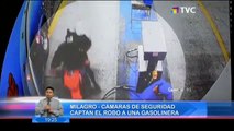 Cámaras de seguridad captan el robo a una gasolinera en Milagro