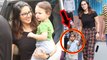 Sunny Leone CUTE Moment With Nisha Kaur Weber And Two Sons | Spotted In Playschool