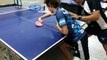 卓球  Tenis de mesa correcciones. Backhand flick