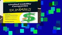 [BEST SELLING]  Limited Liability Companies For Dummies, 3/e