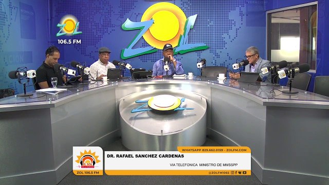 Dr. Rafael Sánchez Ministro de Salud Pública comenta la situación sobre tema Dengue