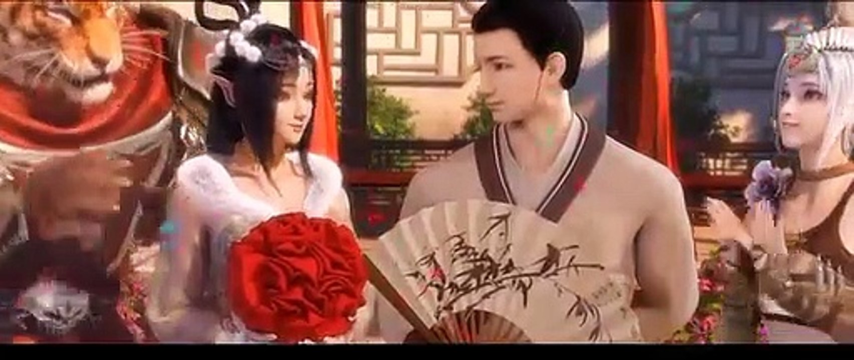 Mixed Cutting of Goddess of Ancient Wind in 3D with Extreme Beauty