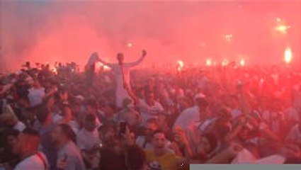 Algeria fans celebrate AFCON title