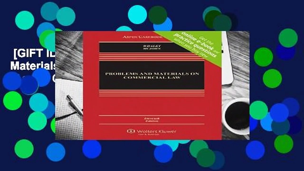 [GIFT IDEAS] Problems and Materials on Commercial Law (Aspen Casebook)