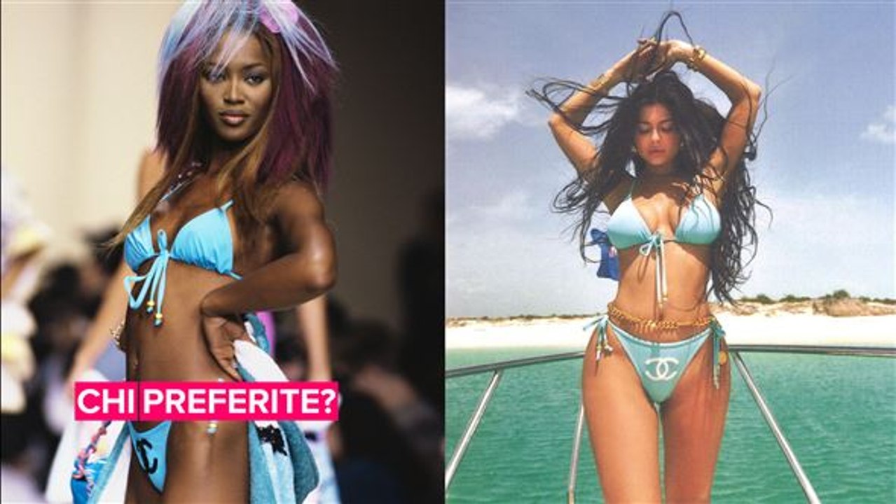 Kylie Jenner rilancia l'iconico bikini di Naomi Campbell