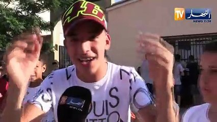 غليزان: كاميرا النهار ترصد اجواء من الفرحة بعد ظهور نتائج شهادة البكالوريا