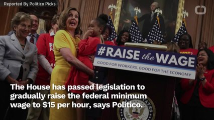 House Passes Legislation To Raise Minimum Wage To $15