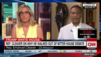 Cleaver: Walked out of debate because it was embarrassing