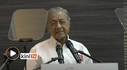 Kenapa kita boleh mengetepikan itu semua? - Dr M