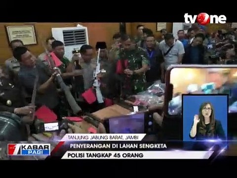 Polisi Tangkap 45 Orang & Sita Senpi Rakitan Kelompok SMB