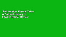 Full version  Eternal Table: A Cultural History of Food in Rome  Review