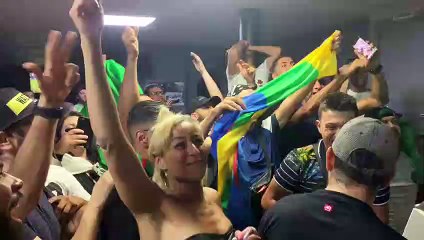 La fête à Nancy après le sacre de l'Algérie