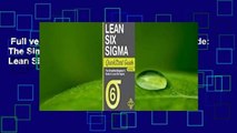 Full version  Lean Six Sigma QuickStart Guide: The Simplified Beginner's Guide to Lean Six Sigma