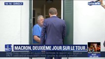 Emmanuel Macron va à la rencontre des Français  à Bagnères-de-Bigorre