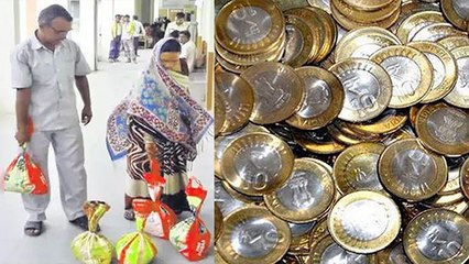 Chattisgarh में Wife को Alimony देने के लिए 100 kg Coins लेकर Court पहुंचा Husband | वनइंडिया हिंदी