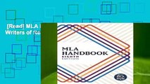 [Read] MLA Handbook (Mla Handbook for Writers of Research Papers)  For Online