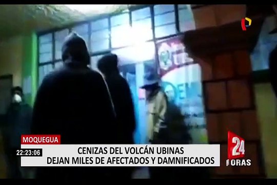 Moquegua: cenizas del volcán Ubinas dejan miles de afectados y damnificados