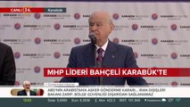 MHP lideri Bahçeli, Karabük'te konuşma yapıyor