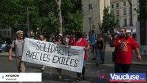 Avignon: ils manifestent en soutien aux migrants